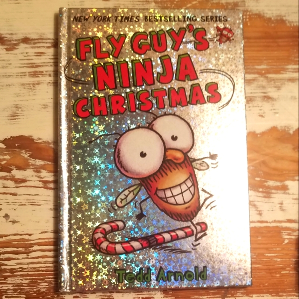 $5🔥 Fly Guy’s Ninja Christmas Children’s Book by Tedd Arnold